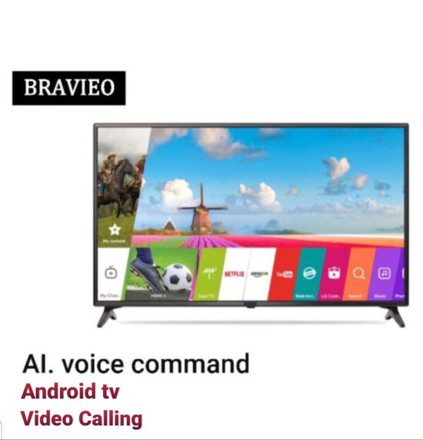 BRAVIEO KLV 40J5500B 102 cm Smart Full HD 4K UNBREAKABLE  LED Television - Image 4